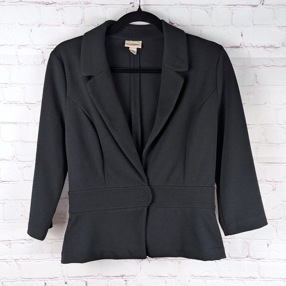 Isaac Mizrahi Black Cloth Blazer - Size 6